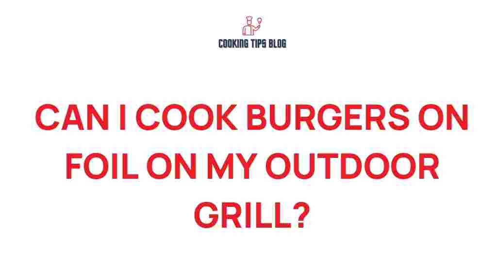 cooking-burgers-on-foil-outdoor-grill