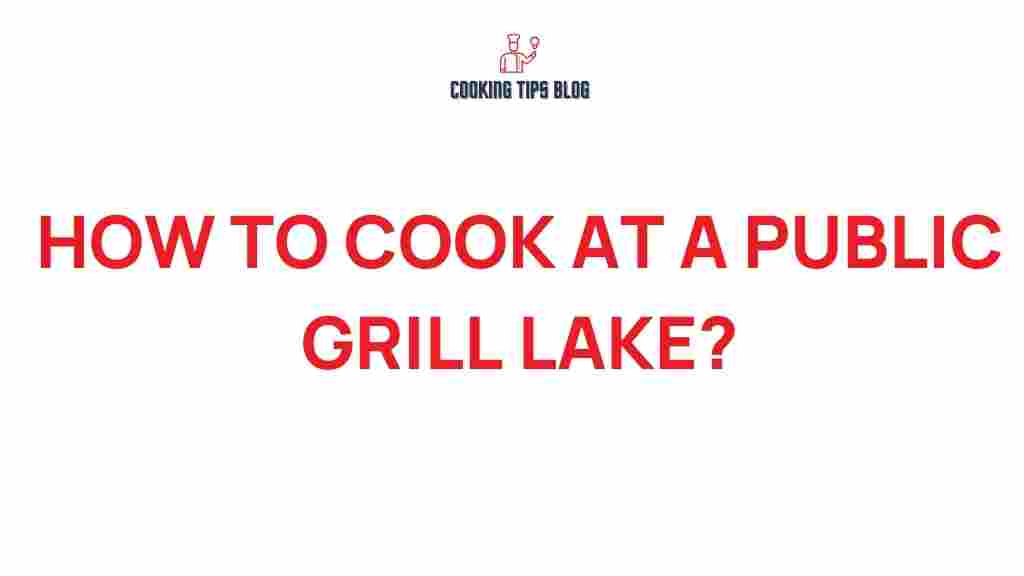 public-grill-lake-cooking