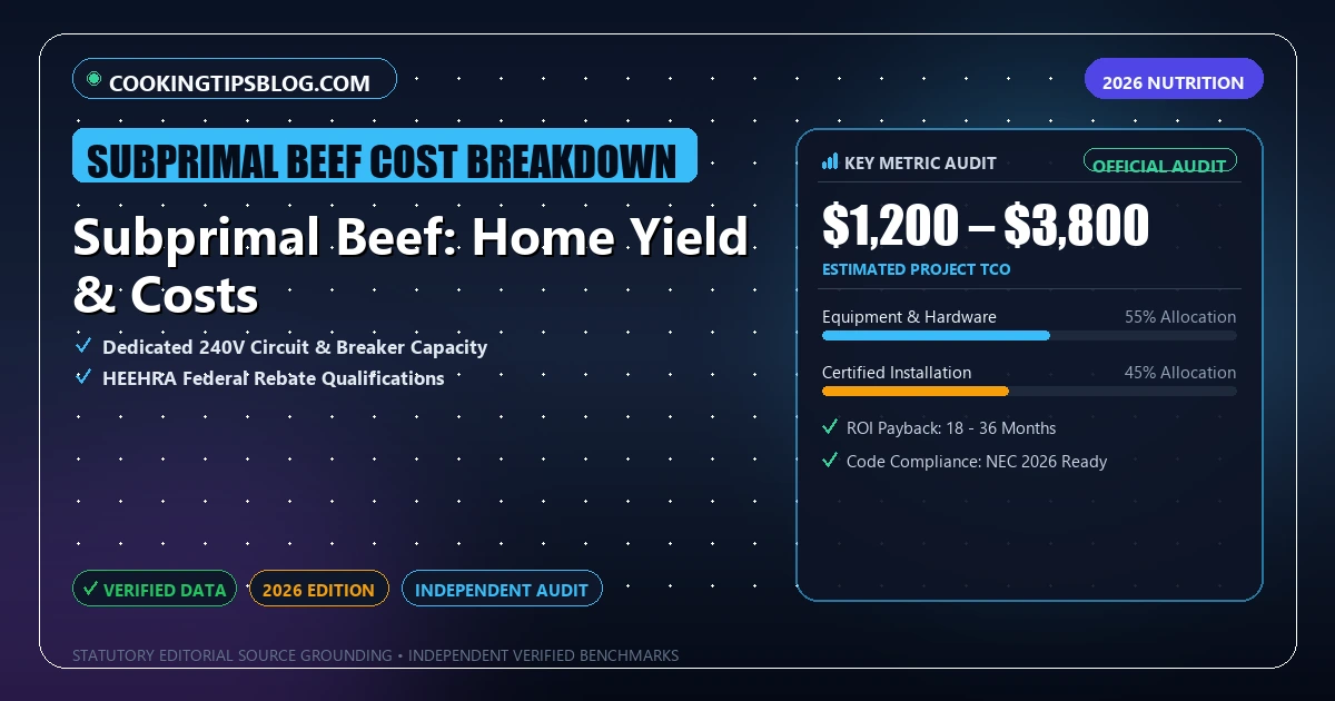 Subprimal Beef: Home Yield & Costs - Analytical Guide and Verified Benchmarks (subprimal beef cost breakdown)